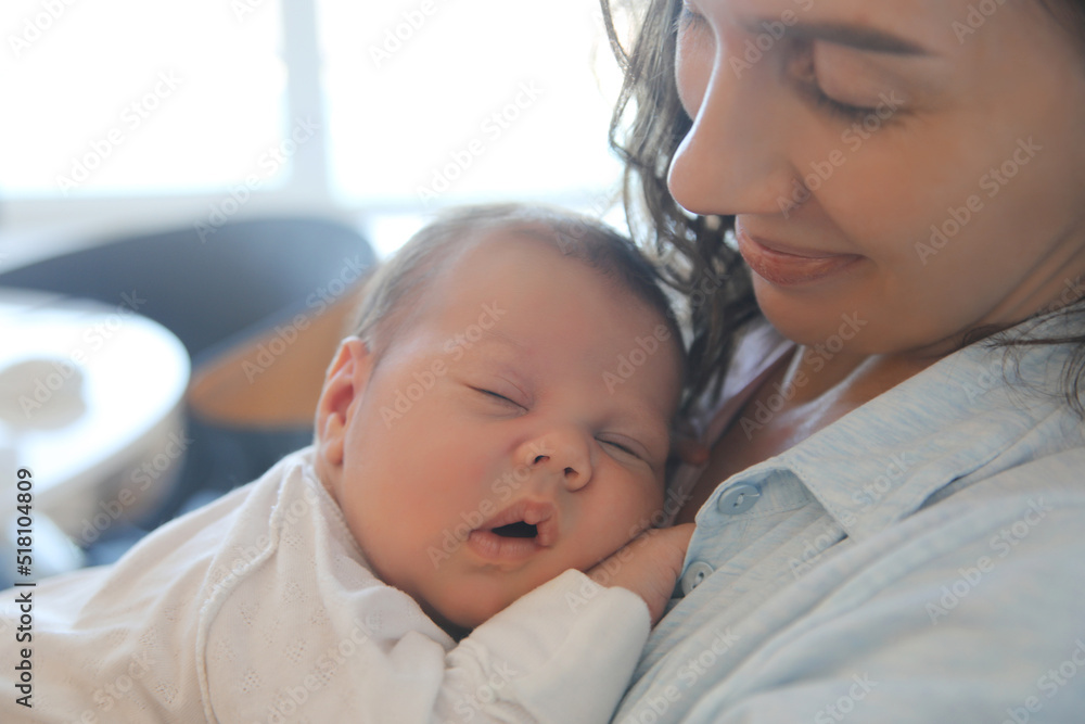baby and mom