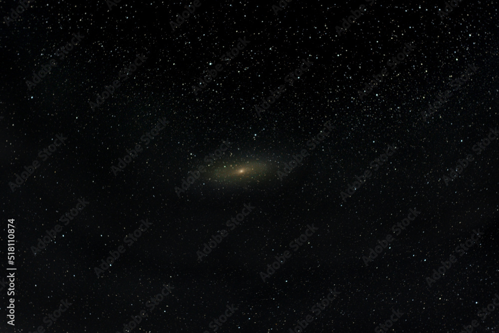 Fototapeta premium Andromeda galaxy photo from a dslr