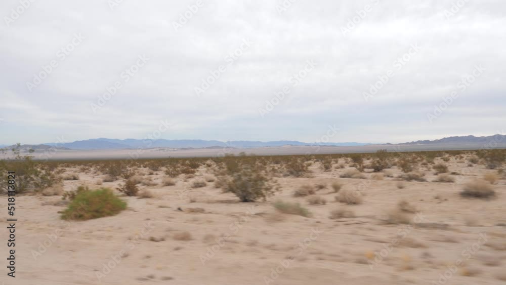 Driving Through Dry Desert Valley Of Death In Usa Driving Through Dry Desert Valley Of Death In Usa
