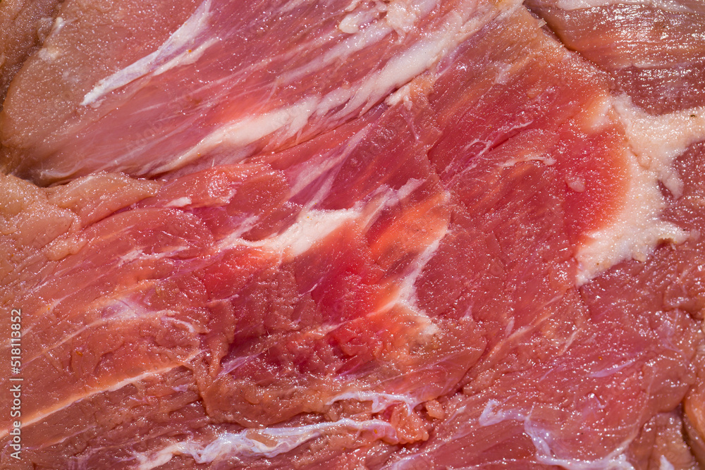 Raw pork steak Raw pork steak