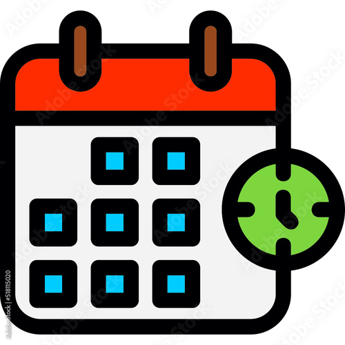 Time Plan Icon