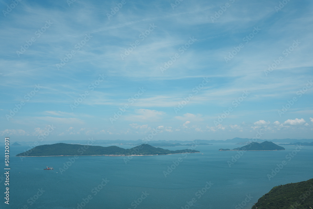 Fototapeta premium 屋島から見渡す多島美
