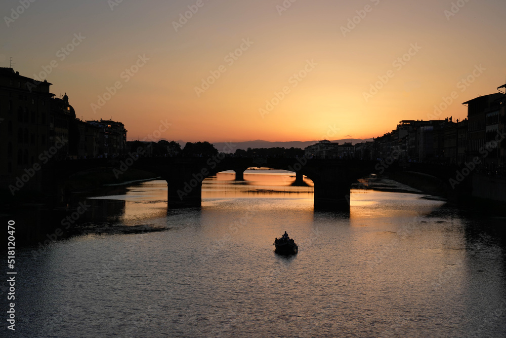 Naklejka premium Florence Sunset - Italy