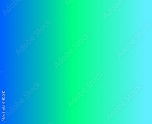 Abstract gradient background bright two color, green and blue. blur background illustration. 