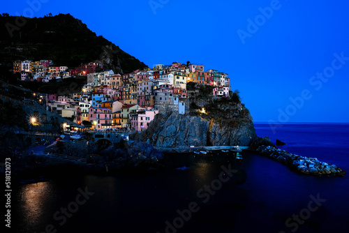 Fototapeta Naklejka Na Ścianę i Meble -  Cinque Terre - Blue Hour