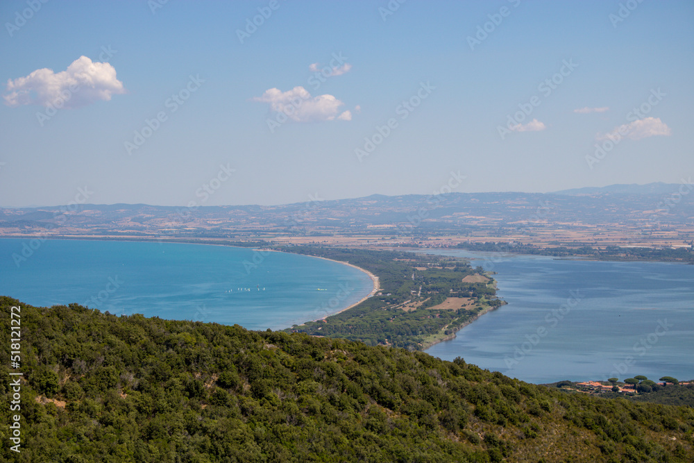 Beautiful view of a landscape in Monte Argentario, Tuscany. Beautiful view of a landscape in Monte Argentario, Tuscany.