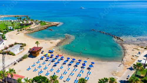 protaras, cyprus, fig tree bay, sunrise, aerial, napa, above, beach, paralimni, fig tree, bird eye, sea, seascape, skyline, famagusta, ammochostos, attraction, tourist, travel, destination, europe, me