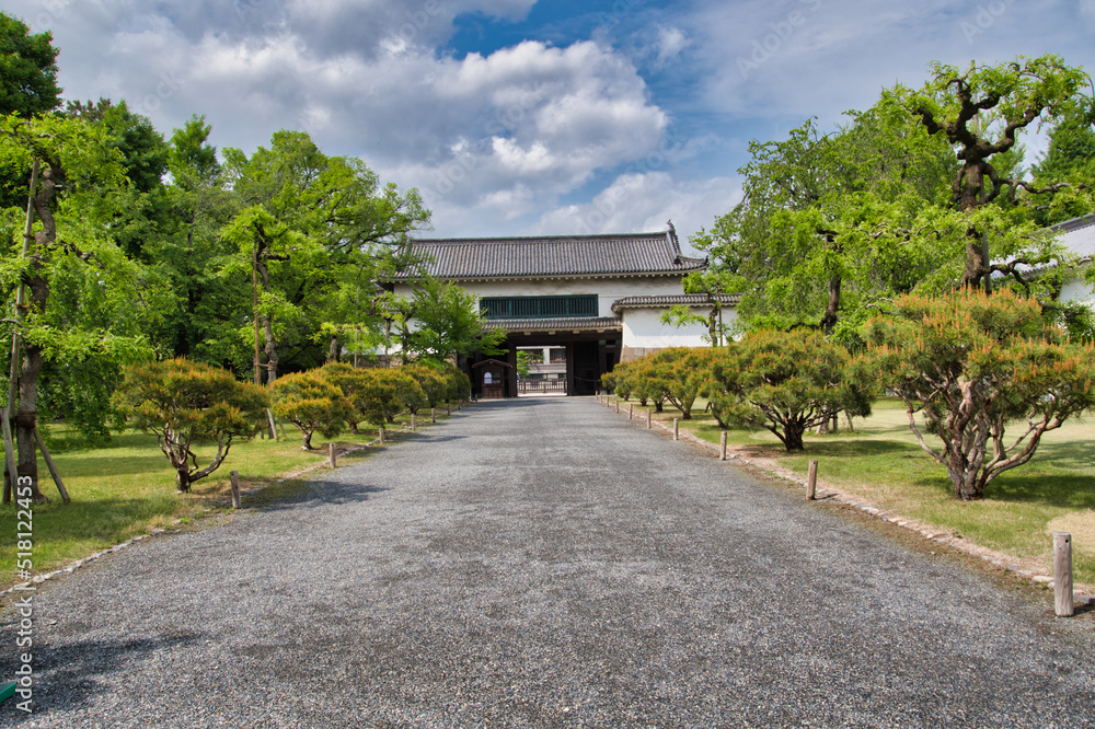 North Otemon inside Nijō Castle.  Kyoto Japan  　　
