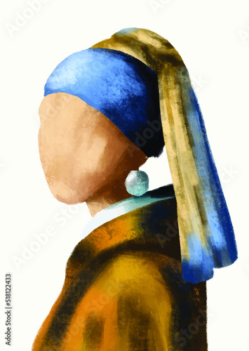A lady with a pearl earring