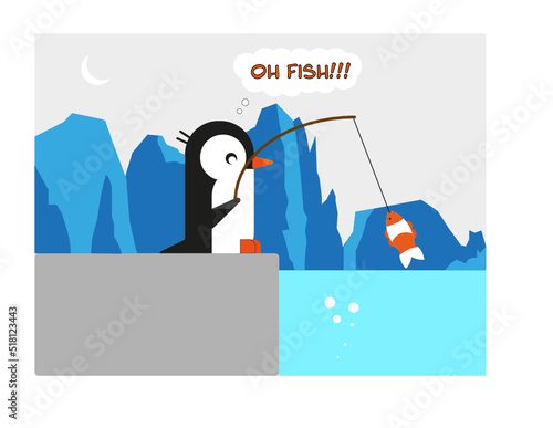 Penguin (Oh Fish!!) Vector