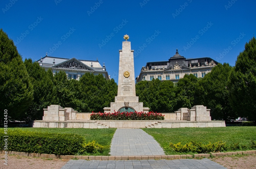 Red Army monument in LibertySquare (Szabadság tér); 5th district, Budapest, Hungary
