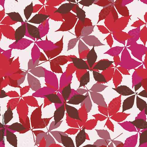 Pink seamless pattern with ...