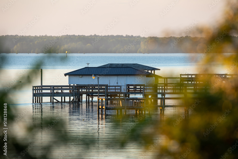 Naklejka premium House on Lake