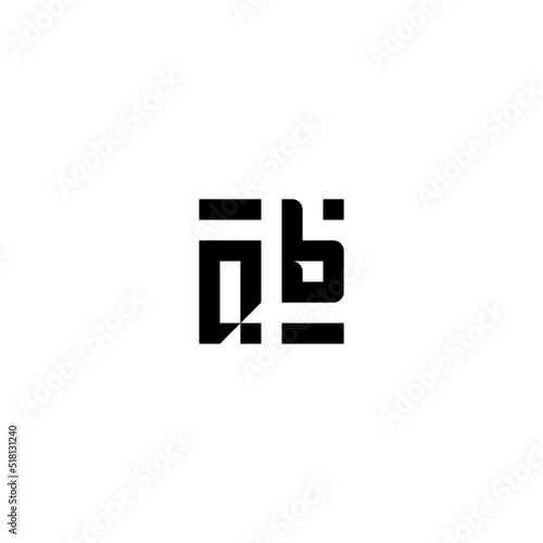 QB retro logo design initial concept high quality logo design