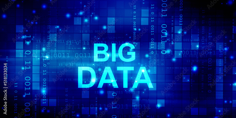2d illustration abstract Big data 2d illustration abstract Big data