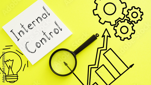 Internal control is shown using the text