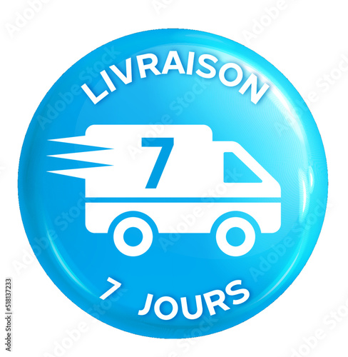 Icône Commerce en ligne - Livraison en 7 jours