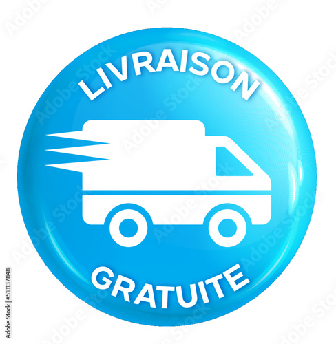 Icône Commerce en ligne - Livraison gratuite