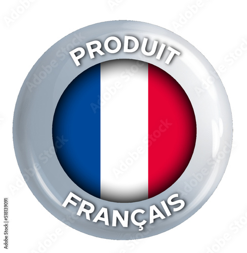 Icône Commerce en ligne - Produit français