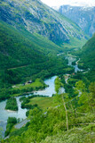 river in the Romsdal valley near Andalsnes Norway
