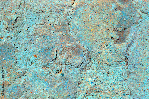 Multicolored rusty texture of the wall for background.