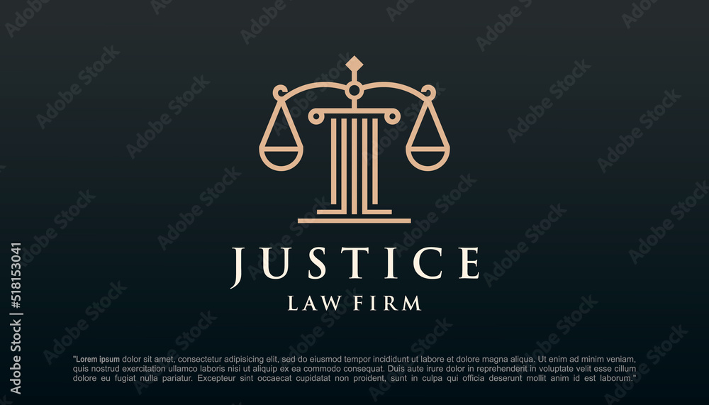 symbol Law Firm,Law Office, Lawyer services, Luxury crest , Vector logo design. symbol Law Firm,Law Office, Lawyer services, Luxury crest , Vector logo design.