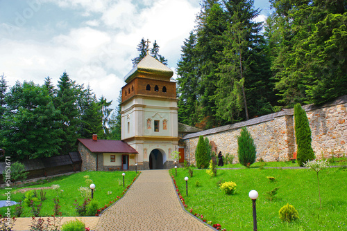 Monastery in Manyava village, Ivano-Frankivsk Region, Ukraine 