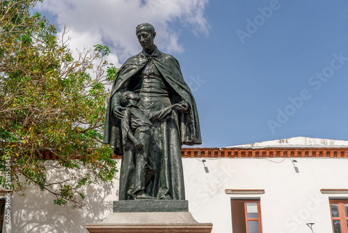 Monument in Santo Domingo. Dominican Republic. Zone Colonial.