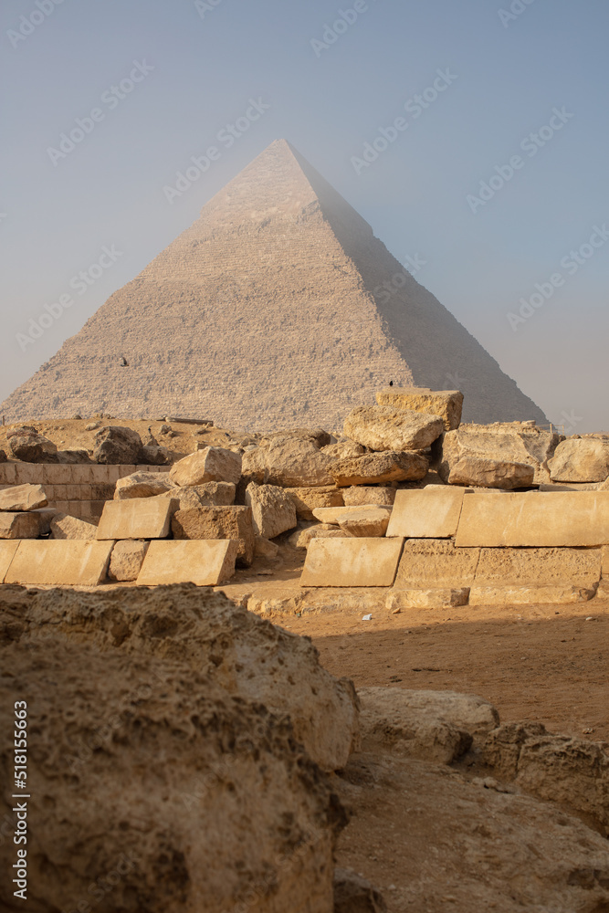 The pyramids at Giza, together with the Sphinx and smaller tombs, are among the most significant attractions in the world The pyramids at Giza, together with the Sphinx and smaller tombs, are among the most significant attractions in the world