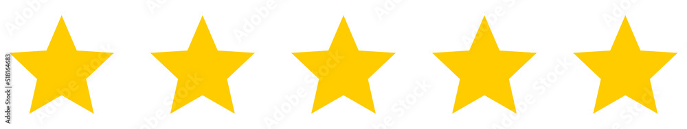 Five stars rating icons. Customer feedback concept. Quality shape design. Five stars rating icons. Customer feedback concept. Quality shape design.