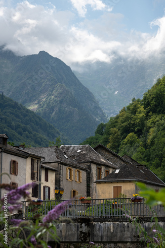 Salau french village in the pyrenees mountain  © Marc Andreu