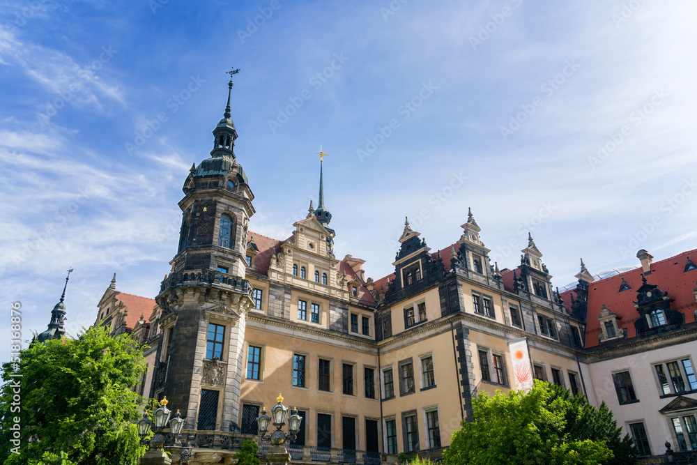 The Dresden castle in the old town