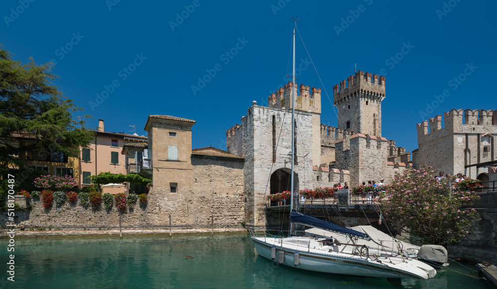 Sirrmione castle, Lago do Garda, Italy