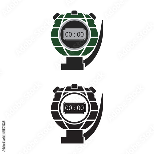time grenade logo vector