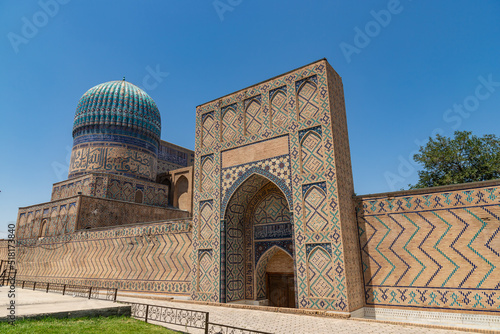 Bibi-Khanym Mosque in Samarkand, Uzbekistan.