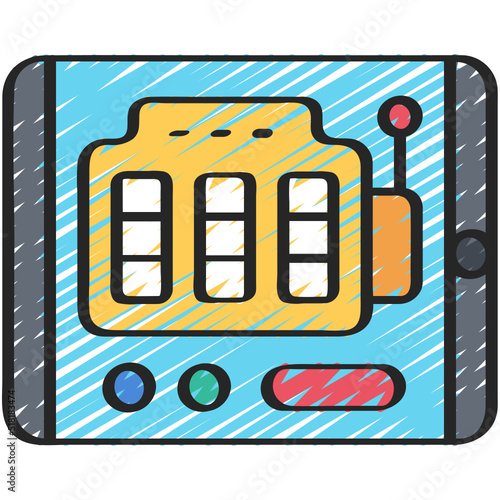 Tablet Slot Game Icon