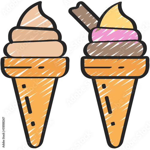 Ice Cream Cones Icon