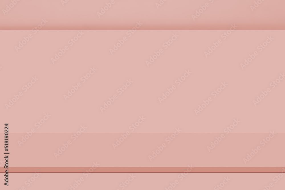 Fototapeta premium Minimalistic peach graphic background. Nude