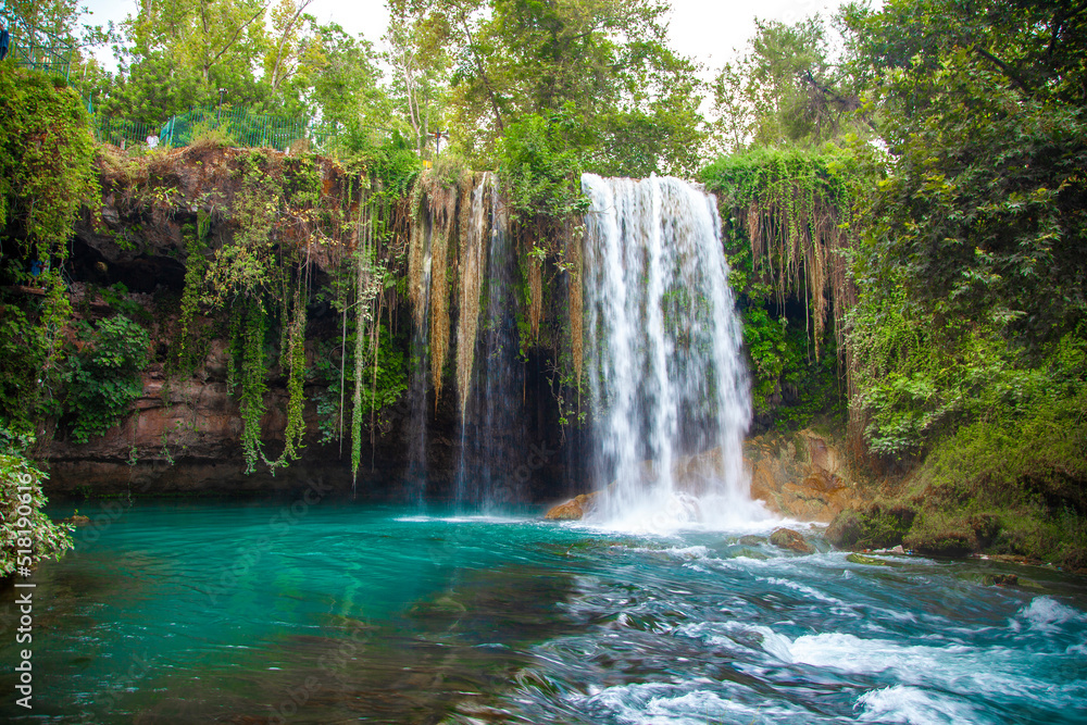 Fototapeta premium Spectacular nature view of Antalya Düden waterfall