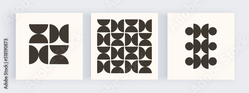 Boho geometric backgrounds for social media posts
