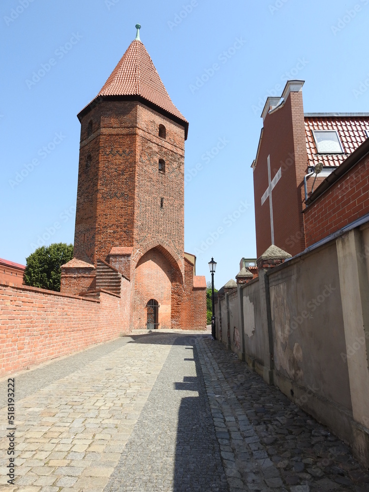 medieval Lembork, Poland