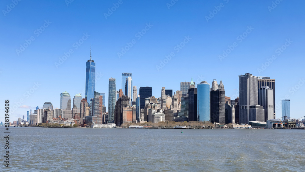 Panoramic view of New York Manhattan Panoramic view of New York Manhattan