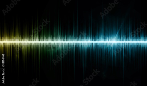 Sound waves abstract colorfull background.