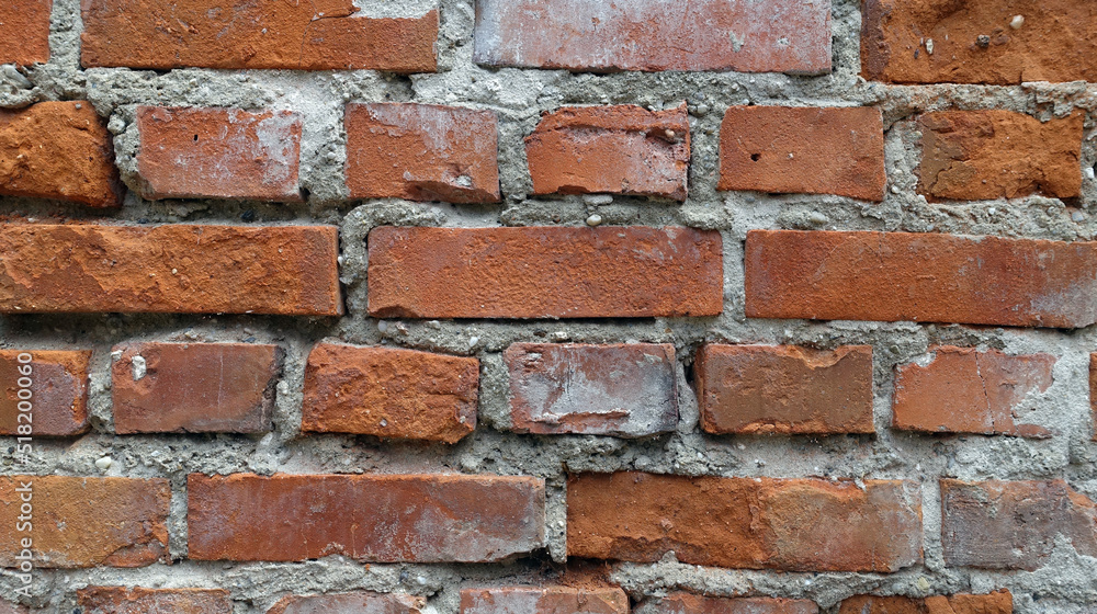 Wall from old bricks. Perfect as a background or texture. Wall from old bricks. Perfect as a background or texture.