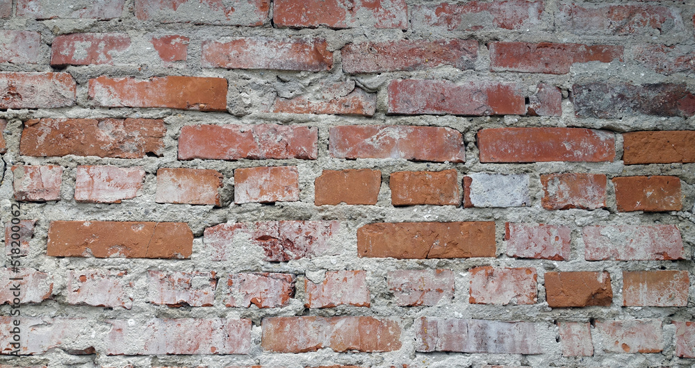 Wall from old bricks. Perfect as a background or texture. Wall from old bricks. Perfect as a background or texture.