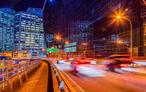 Photography SYd Darl Highway Night Traffic