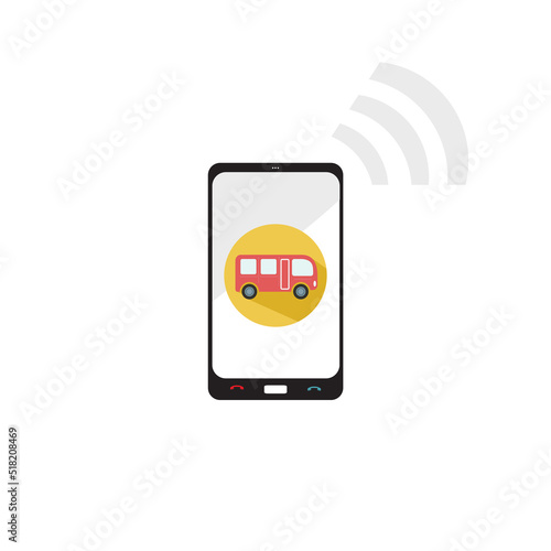 order and receive travel bus tickets online free vector