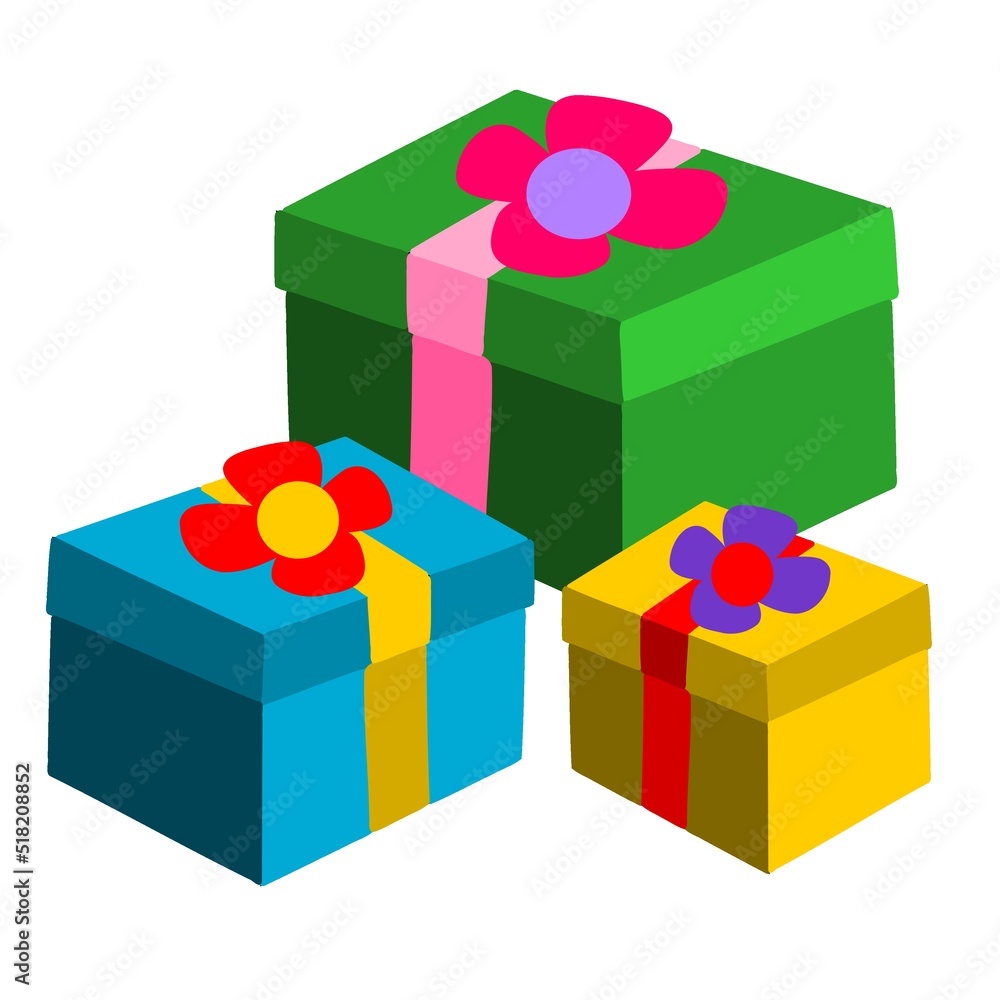 Fototapeta premium three gifts