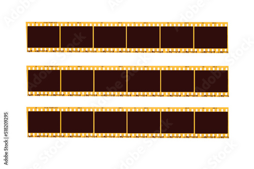 (35 mm.) film collections frame.With black space.film camera.film template 