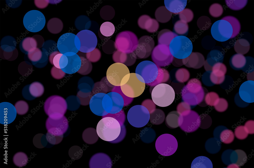 Beautiful colore bokeh on black background Beautiful colore bokeh on black background